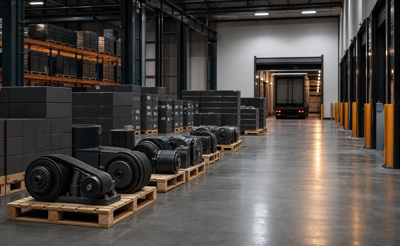 Optiset warehouse and shipping